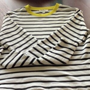 Cos Long Sleeve Striped Crewneck T Shirt